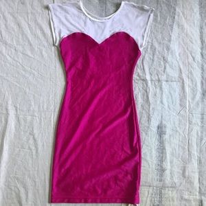 American Apparel Sweetheart 2 Toned Mini Dress